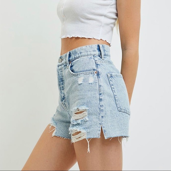 HIGH RISE DENIM SHORT Pacsun Icon Short - Picture 3 of 4